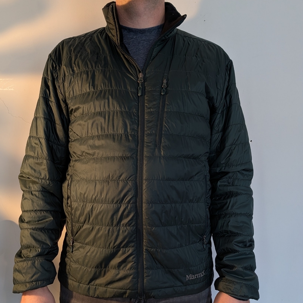 Marmot Men's Green Puffer Jacket